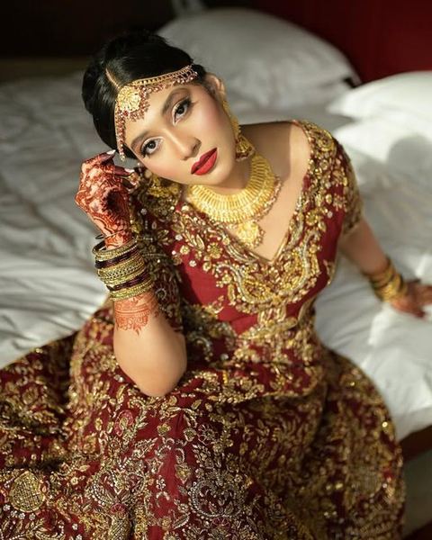 Traditional bridal and Nikah makeup by Sana Afzal